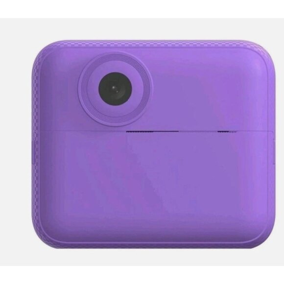 Instant Print Camera, Thermal Printing, Digital Kids Purple Camera - Picture 4 of 6